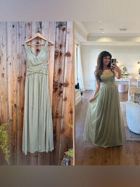 Eucalyptus Mesh Crisscross Long Dress 🌿Backless